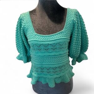 BiBi Turquoise Knit Sweater